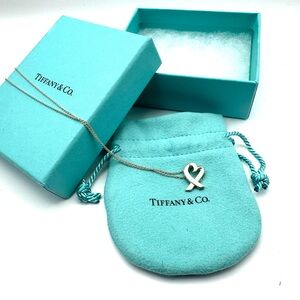 Tiffany & Co. Silver Ribbon Necklace